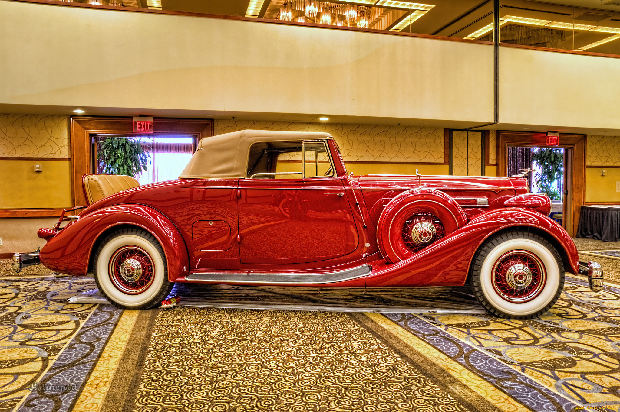 1936 packard twelve bohman & schwartz coupe roadster, ,    , , 